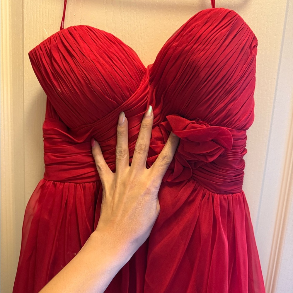 Elegant Red Evening Dress